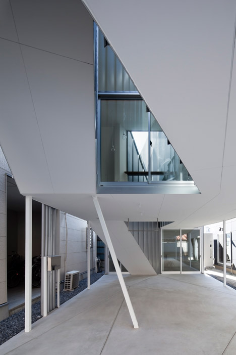 Alphaville's Dig In the Sky house comprises three blocks connected by bridges
