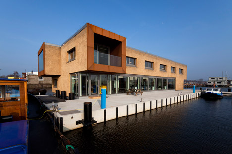 Floating Office for Waternet by Attika Architekten