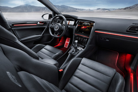 Golf R Touch by Volkswagen at CES 2015