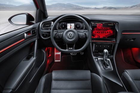 Golf R Touch by Volkswagen at CES 2015