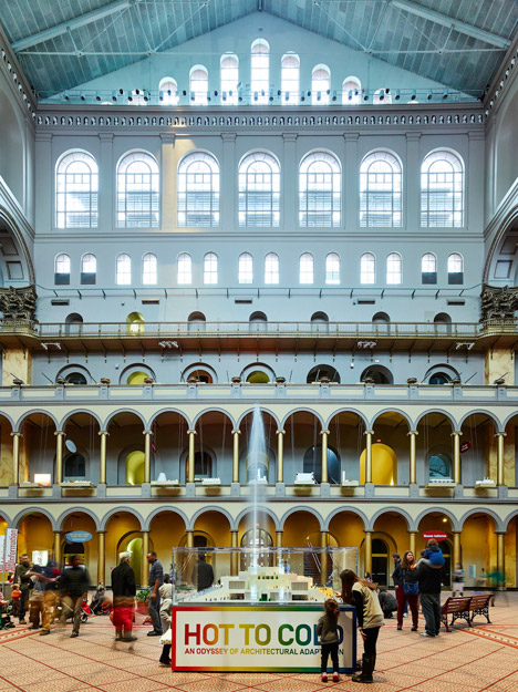 Hot to Cold exhibition by BIG at the National Building Museum in Washington DC