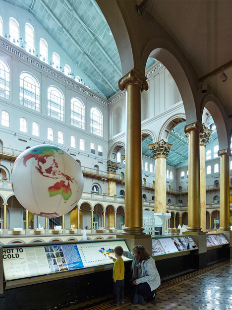 Hot to Cold exhibition by BIG at the National Building Museum in Washington DC