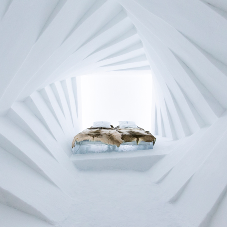 Icehotel’s 25th edition includes a square vortex suite