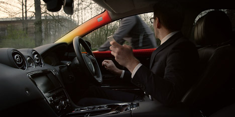 Jaguar Bike Sense technology
