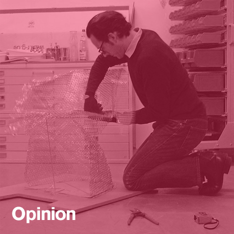 Konstantin Grcic designing a chair