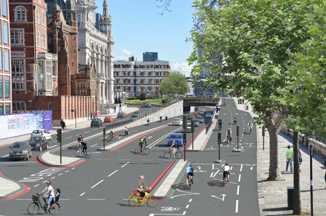 London's new cycle superhighway proposal