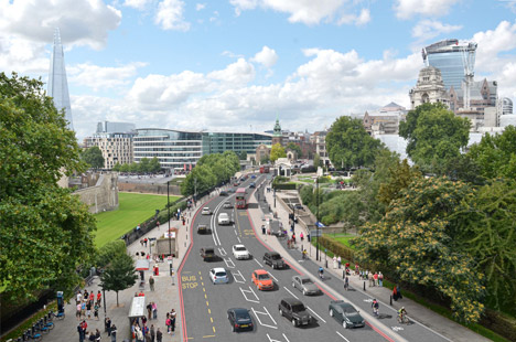London's new cycle superhighway proposal