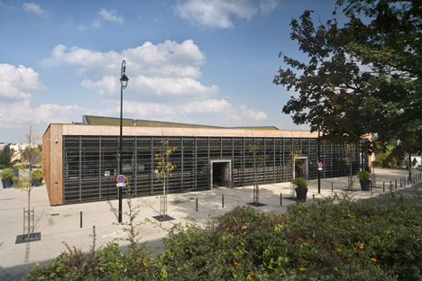 Market Hall in Marly-le-Roi France - Ameller Dubois & Associés