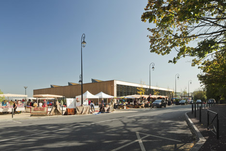 Market Hall in Marly-le-Roi France - Ameller Dubois & Associés
