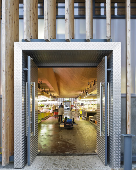 Market Hall in Marly-le-Roi France - Ameller Dubois & Associés