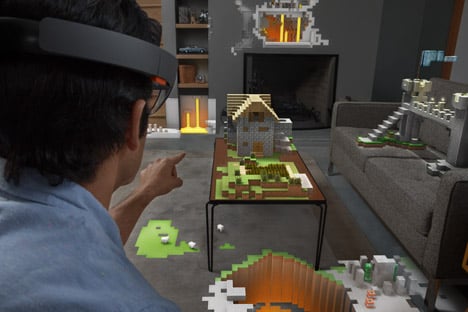 Microsoft HoloLens augmented reality headset for Windows 10