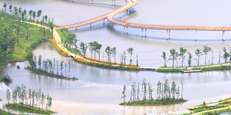 Minghu Wetland Park by Turenscape