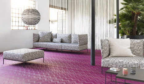 Missoni flooring collection by Bolon