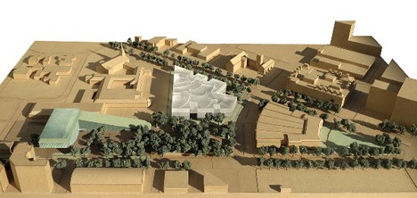 Model view of the Fayez S. Sarofim Campus