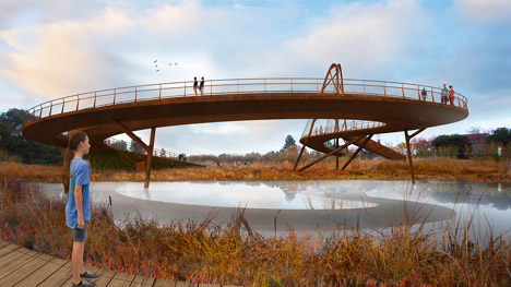 Palo Alto bridge by 64North