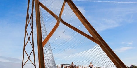 Palo Alto bridge by 64North
