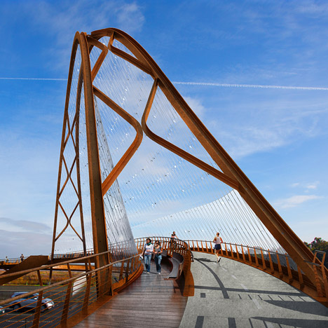 Palo Alto bridge by 64North