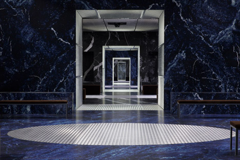 Prada AW15 menswear catwalk by OMA/AMO