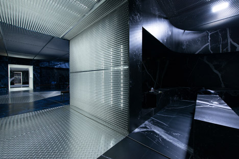 Prada AW15 menswear catwalk by OMA/AMO