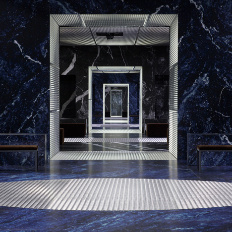 Prada AW15 menswear catwalk by OMA/AMO