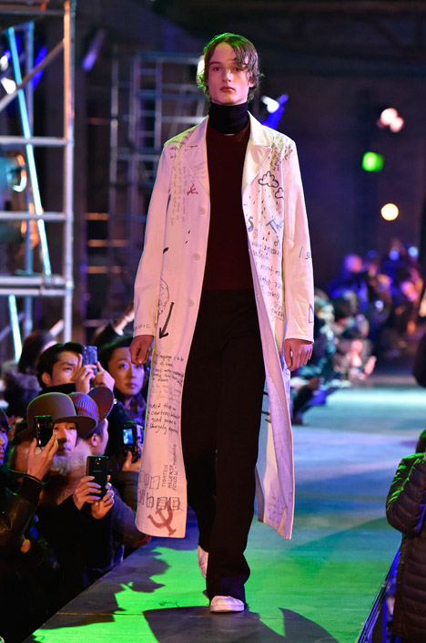 Raf Simons Kvadrat menswear, Autumn Winter 2015 at Paris Fashion Week