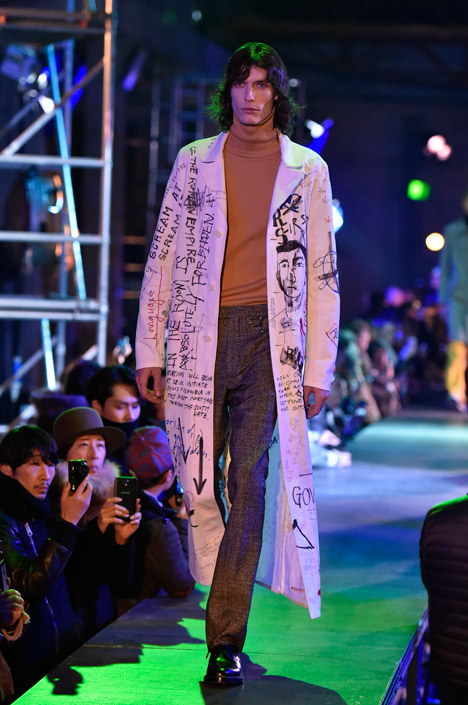 Raf Simons Kvadrat menswear, Autumn Winter 2015 at Paris Fashion Week