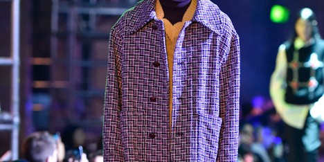 Raf Simons Kvadrat menswear, Autumn Winter 2015 at Paris Fashion Week