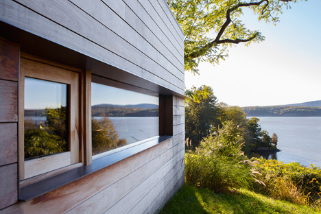 Sauna in the Hudson Valley by Andre Tchelistcheff Architects