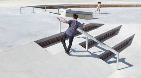Skate park in Reims by Planda architectes and Constructo