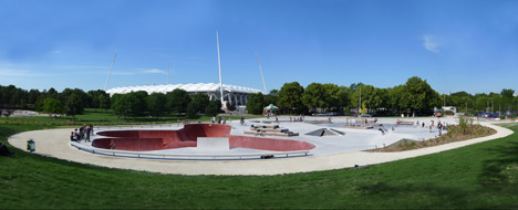 Skate park in Reims by Planda architectes and Constructo