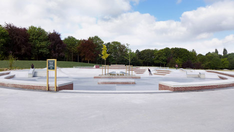 Skate park in Reims by Planda architectes and Constructo