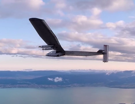 Solar Impulse 2 solar aeroplane flight around the world