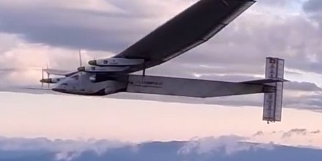 Solar Impulse 2 solar aeroplane flight around the world