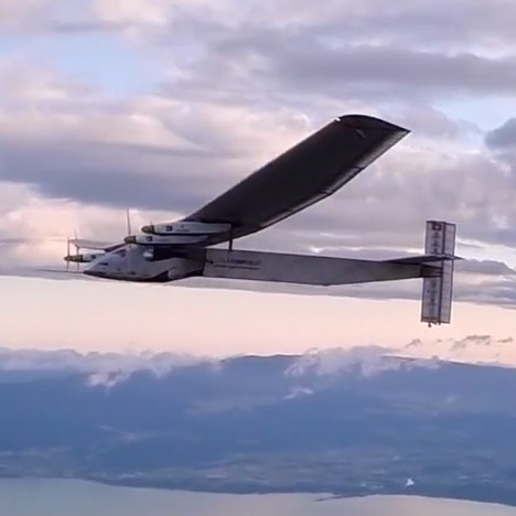 Solar Impulse 2 solar aeroplane flight around the world