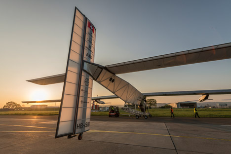 Solar Impulse 2 solar aeroplane flight around the world