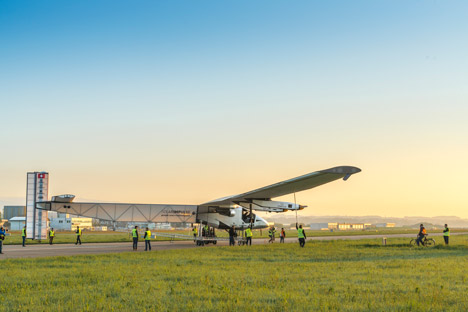 Solar Impulse 2 solar aeroplane flight around the world