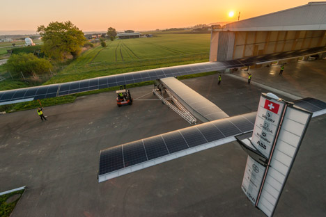 Solar Impulse 2 solar aeroplane flight around the world