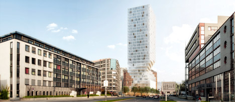 MVRDV win competition to design skyscraper in Vienna