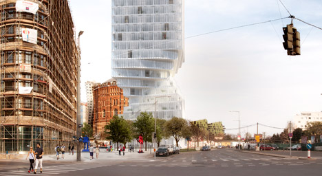 MVRDV win competition to design skyscraper in Vienna