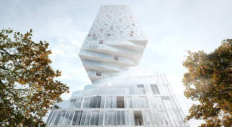 MVRDV win competition to design skyscraper in Vienna