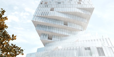 MVRDV win competition to design skyscraper in Vienna