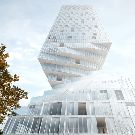 MVRDV win competition to design skyscraper in Vienna