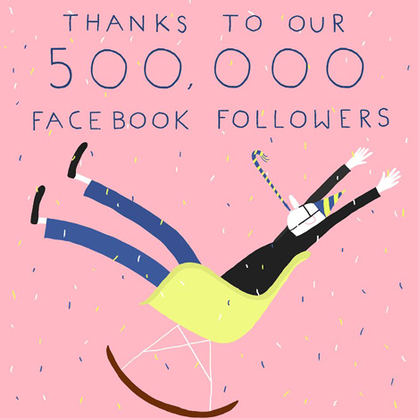 Dezeen has reached 500k Facebook followers!