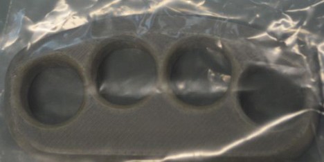 3D-printed knuckleduster found by Queensland Police Service