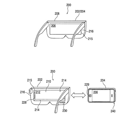 Apple wireless virtual reality headset patent