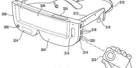 Apple wireless virtual reality headset patent
