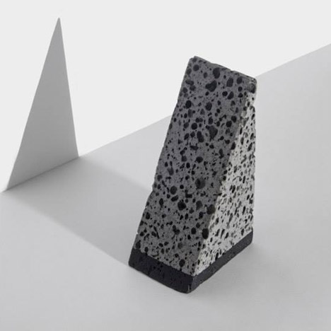 Basalt deskware series by Jeonghwa Seo
