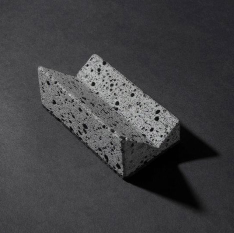Basalt deskware series by Jeonghwa Seo