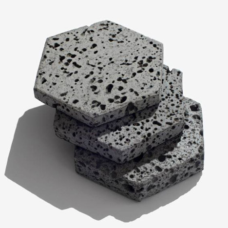 Basalt deskware series by Jeonghwa Seo