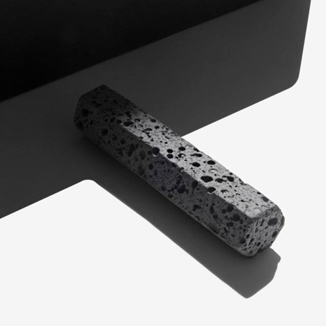 Basalt deskware series by Jeonghwa Seo